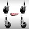 Service Caster 4'' SS Phenolic Wheel Swivel 1-1/8'' Expand Stem Caster Set 2 Brakes, 4PK SCC-SSEX20S414-PHS-2-TLB-2-118 - alternate 5